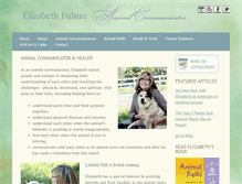 Tablet Screenshot of healingforanimals.com